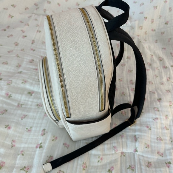 Coach Ivory Backpack with Gold Accents - Picture 3 of 4